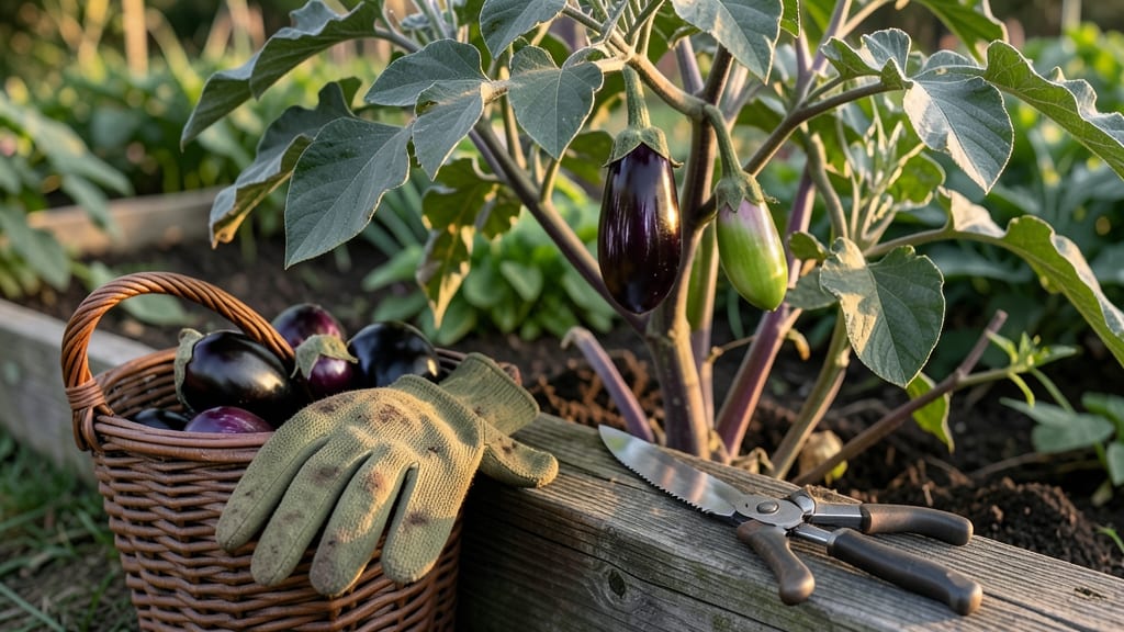 When to Pick Eggplant in Garden: Color Shift Test for Peak Ripeness