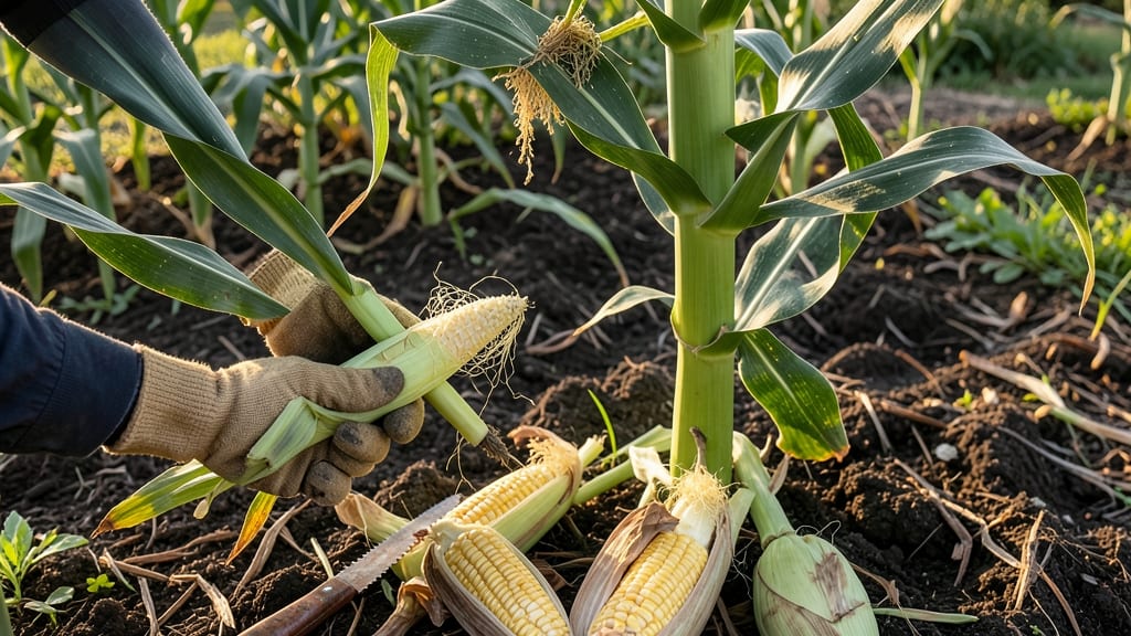 When to Pick Corn From Garden: Silk Color & Kernel Milk Test