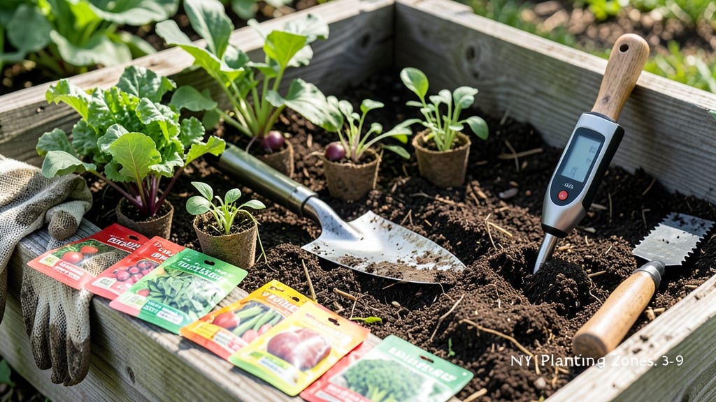 When to Plant a Vegetable Garden in New York: Frost Dates by Zone & Fast-Growing Starts