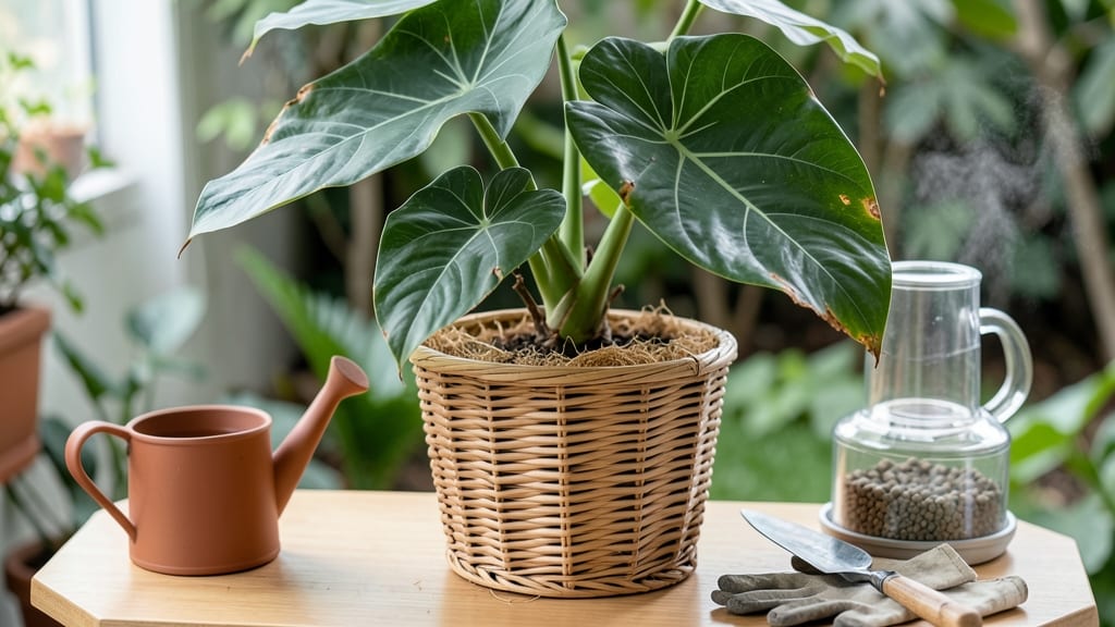 Alocasia Garden Ideas: Bold Foliage Layouts for Year-Round Drama