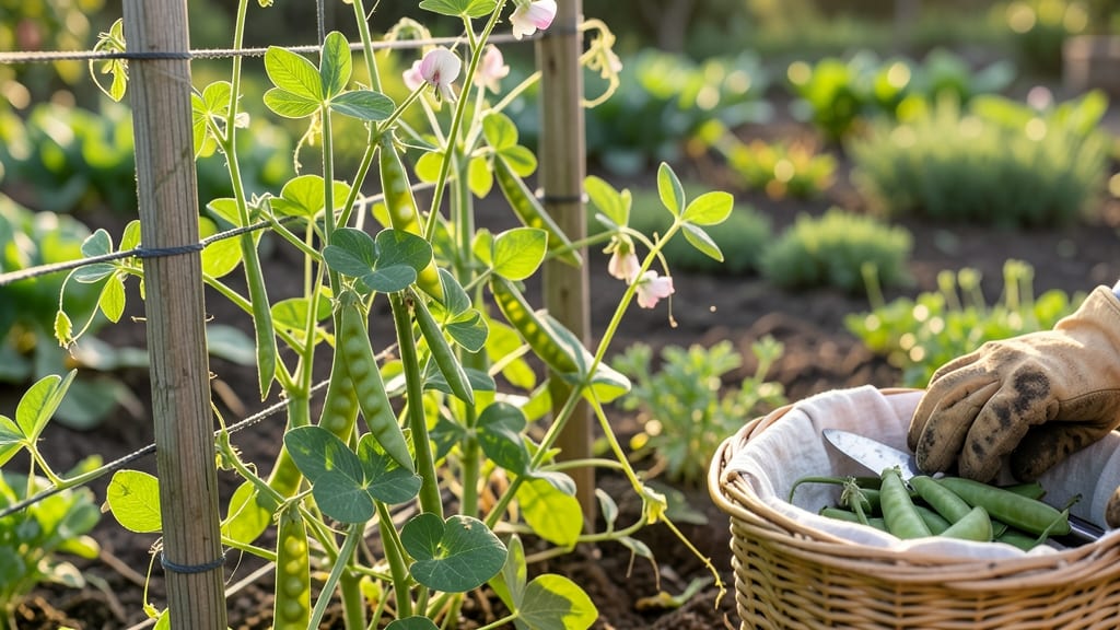When to Pick Peas From Your Garden: Sweetest Flavor Window & 3 Stages to Harvest