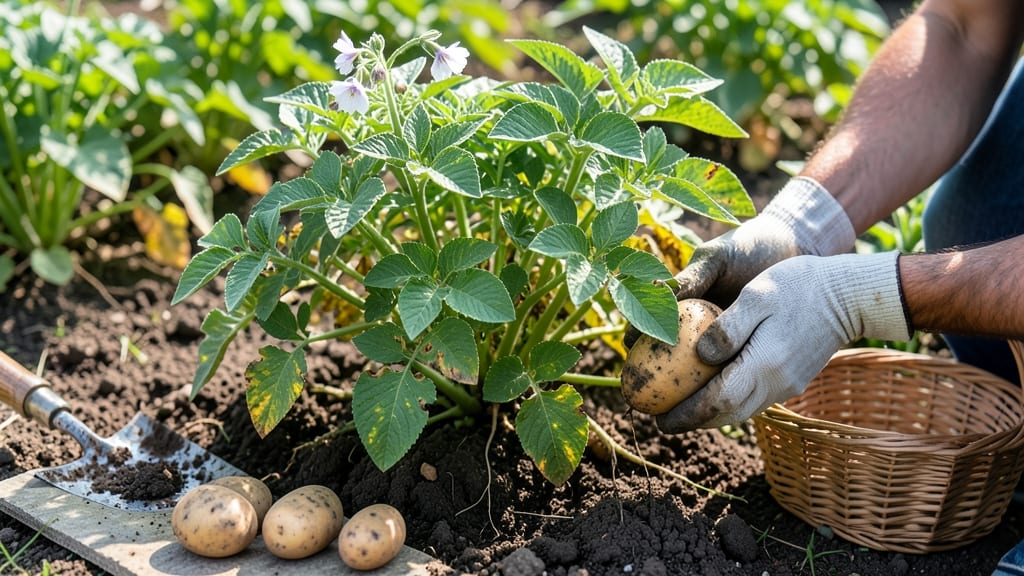 When to Pick Potatoes From Garden: Skin Slip Test & 3 Signs of Peak Flavor
