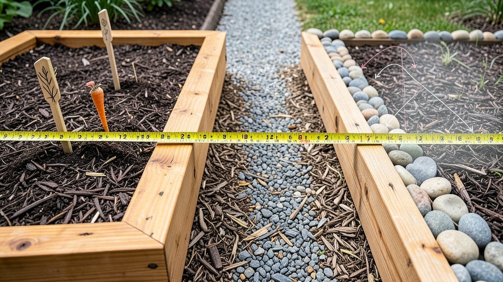 How Much Space Between Garden Beds: The Exact Widths for Pathways and Plant Health
