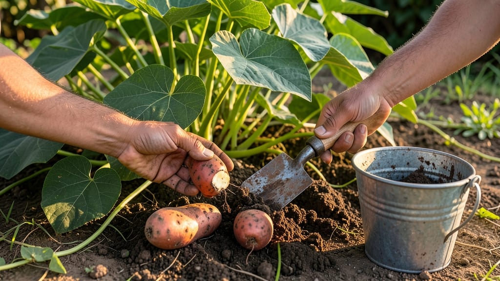 When to Pick Sweet Potatoes from the Garden: Skin Slip Test for Perfect Harvest Time