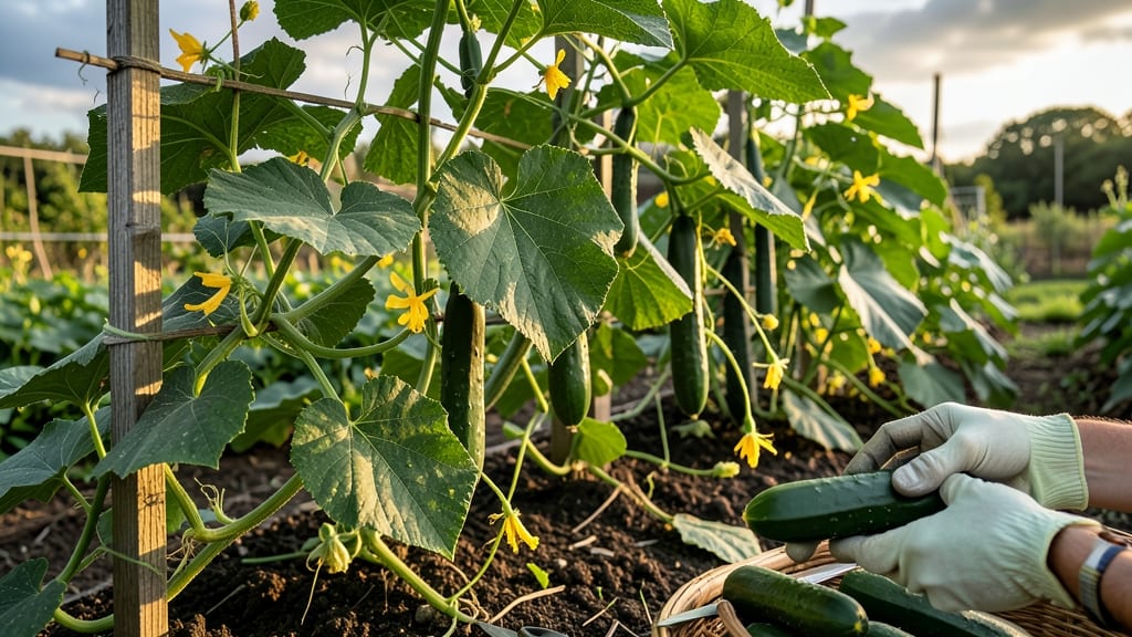When to Harvest Cucumbers from Garden: 3 Size Checks for Peak Flavor
