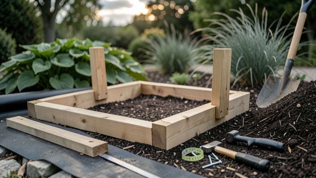 2x4 Raised Garden Bed Plans: Pre-Cut Material List & Assembly Blueprint for 4x8-Foot Beds