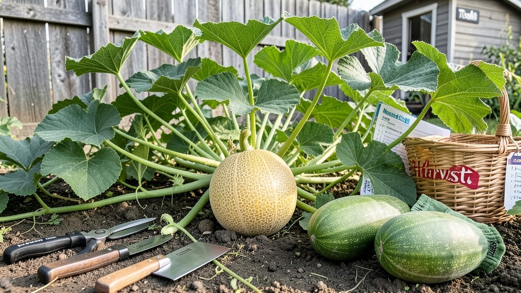 When to Harvest Cantaloupe from Garden: 3 Unmistakable Signs for Peak Ripeness